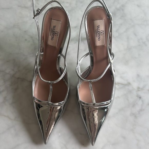 Valentino Garavani Shoes - Valentino Rockstud Wispy slingback pumps 38.5